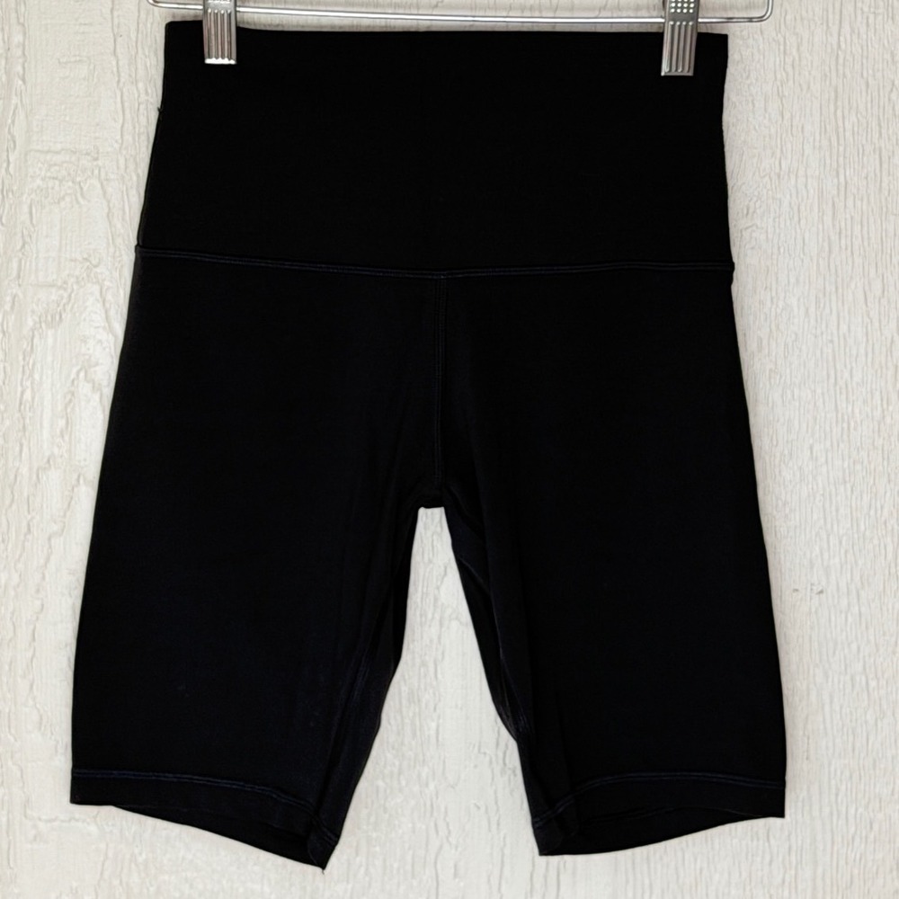 Lululemon Align High-Rise Short 8 Black Nulu Biker Shorts Size 4